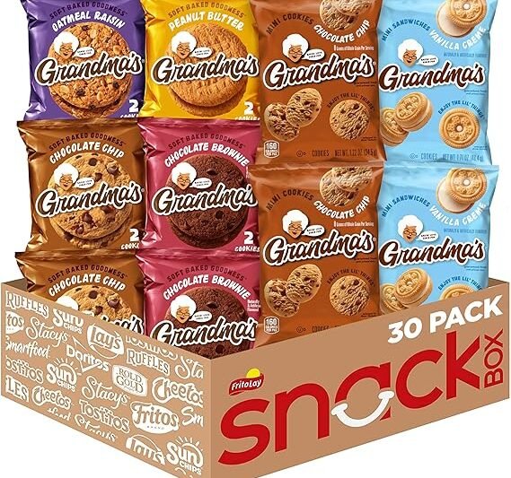 Grandma’s Cookies Variety Pack Review – Assorted Soft Baked Snack Cookies Pack of 30